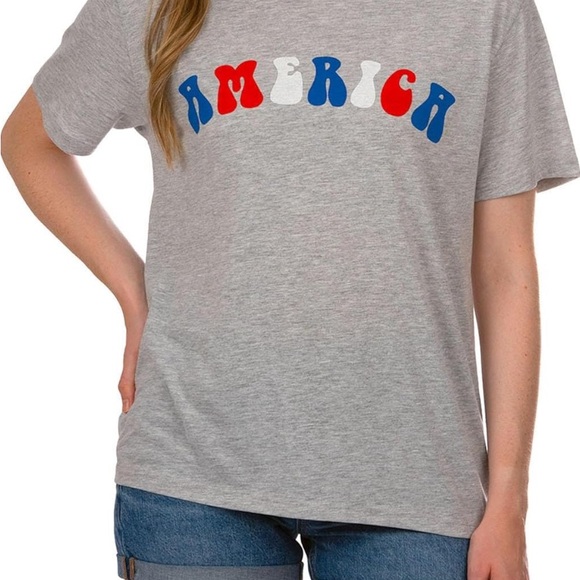 SPIRIT OF AMERICA Womens tee shirt NWT super soft - Picture 2 of 4